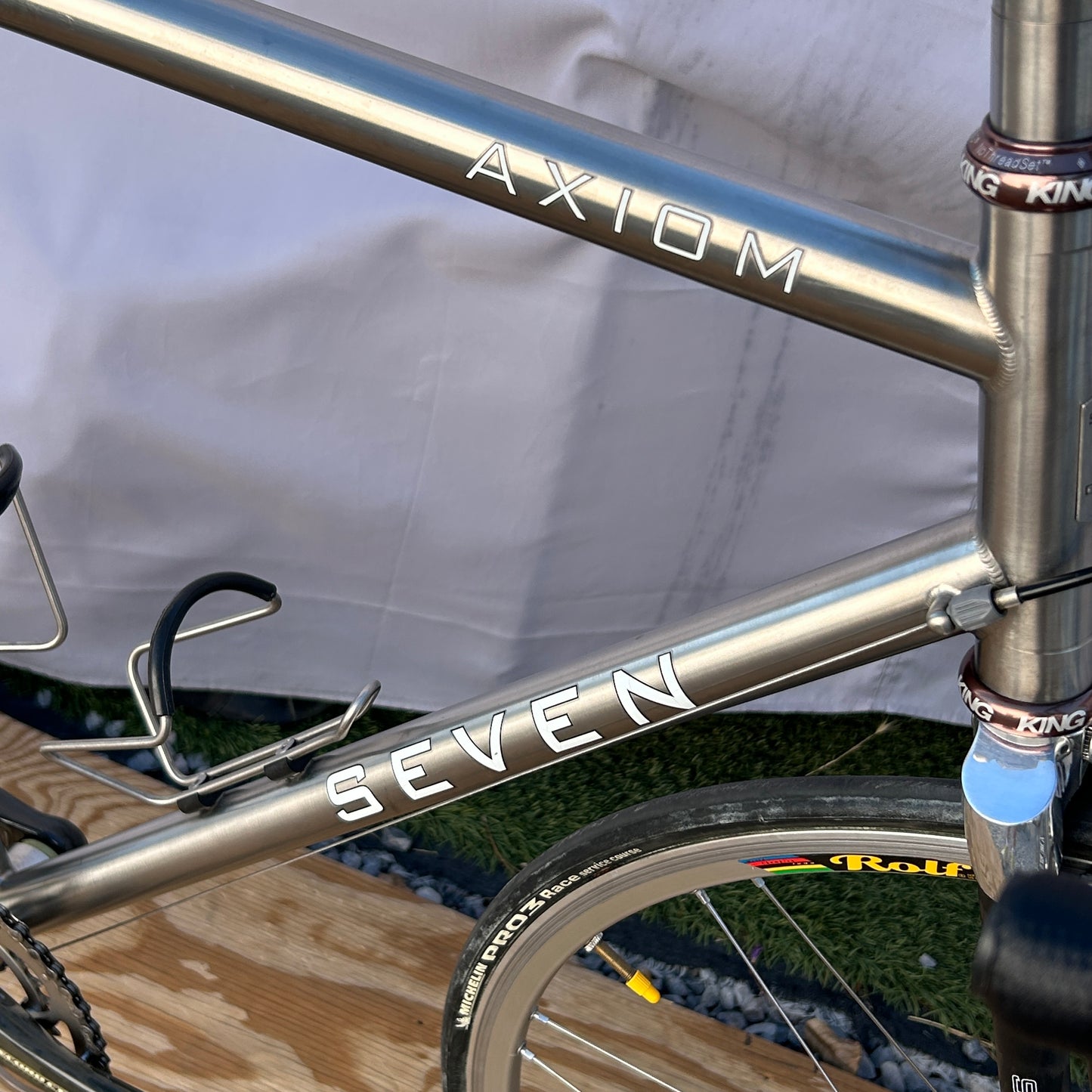 Seven Cycles Axiom Road Bike 56 cm Campagnolo Record 10 Rolf Sestrieres