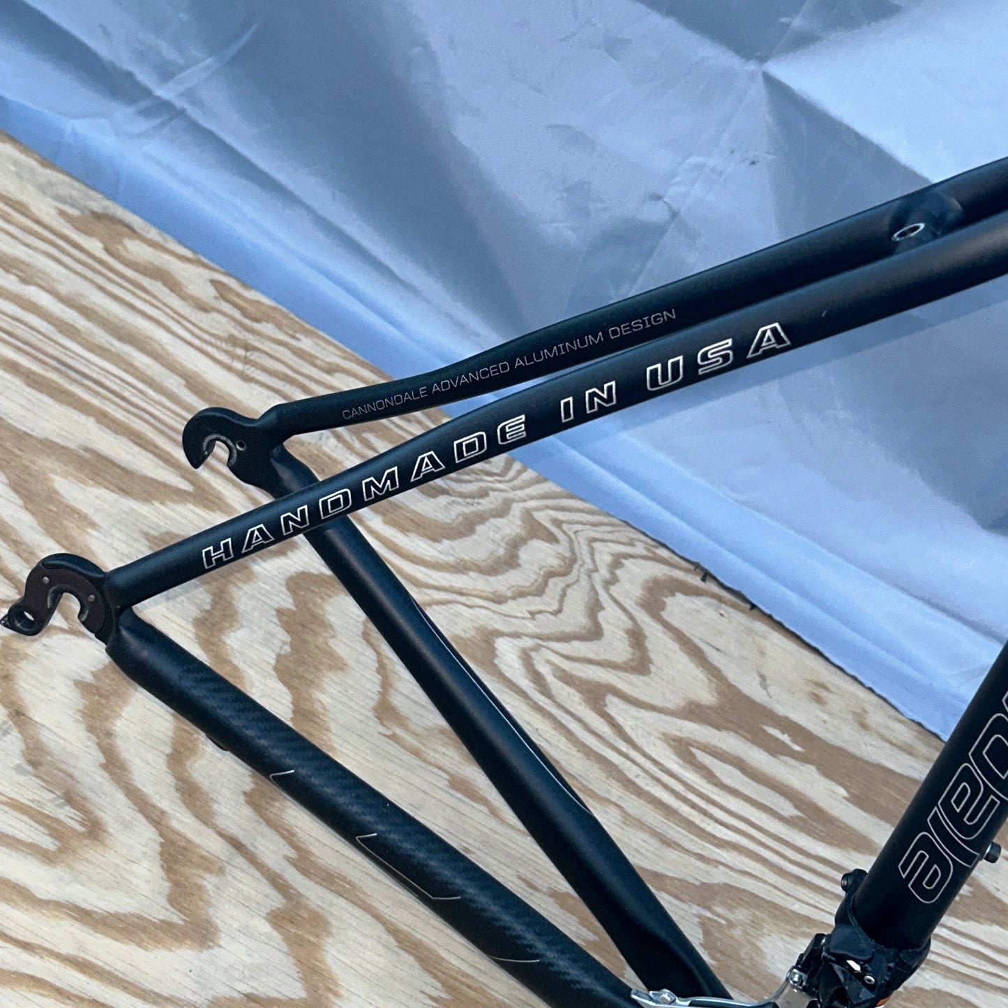 CANNONDALE CAAD9 FRAMESET 58 CM BLACK Made in the USA