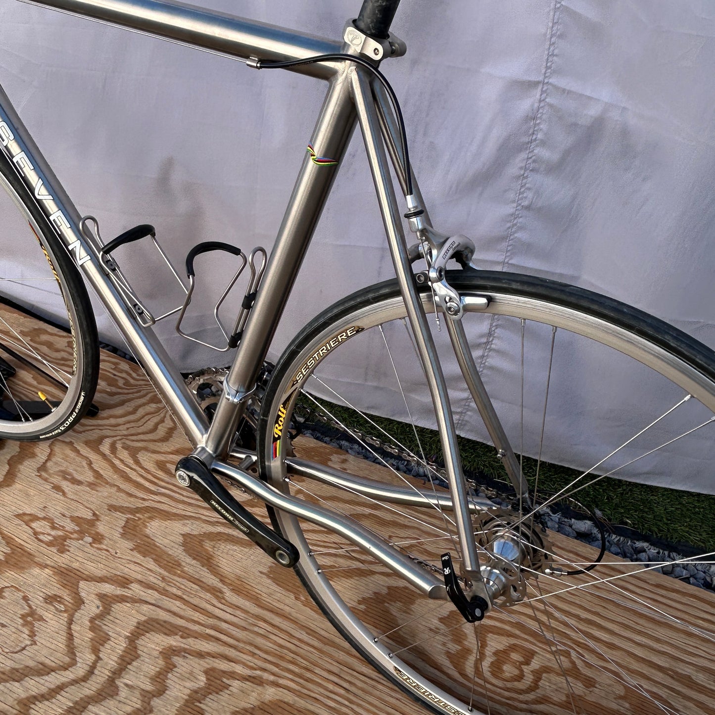 Seven Cycles Axiom Road Bike 56 cm Campagnolo Record 10 Rolf Sestrieres