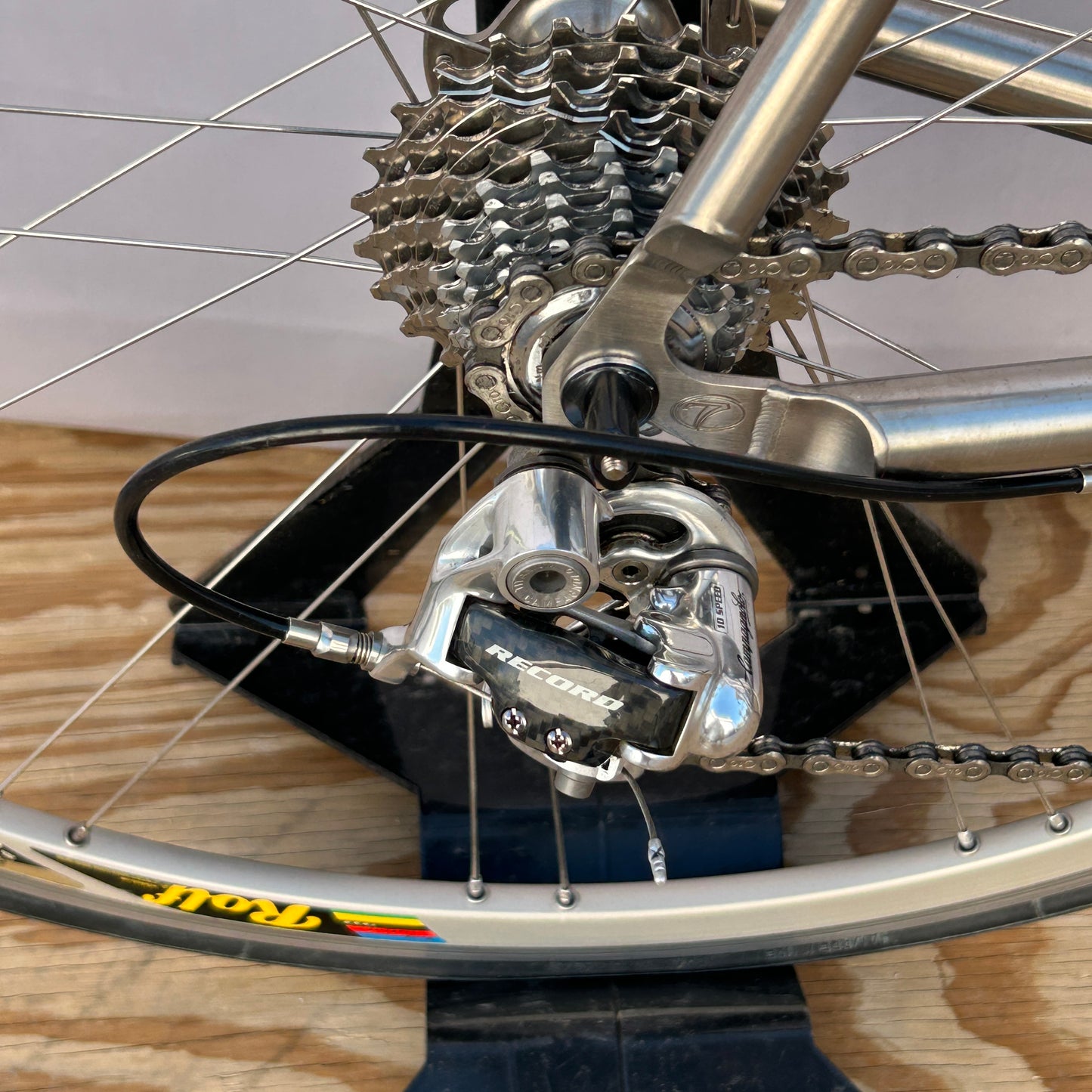Seven Cycles Axiom Road Bike 56 cm Campagnolo Record 10 Rolf Sestrieres