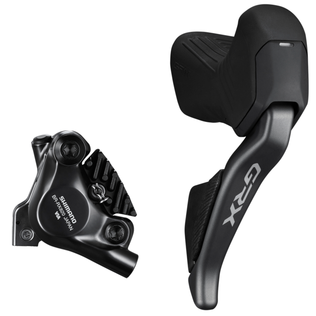 DISC BRAKE ASSEMBLED SET/J-kit DIRECT, GRX, ST-RX825 (R), BR-RX820 (R), W/O ADAPTER, FOR 25MM MNT, RESIN PAD (W/FIN), W/CONNECTER INSERT, 1700MM (SM-BH90)