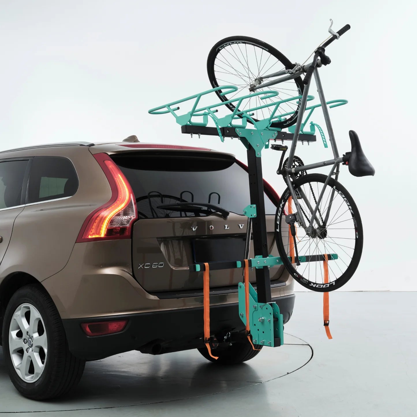 JB Racks 4 Bikes Vertical Bike Rack Velo Turquoise