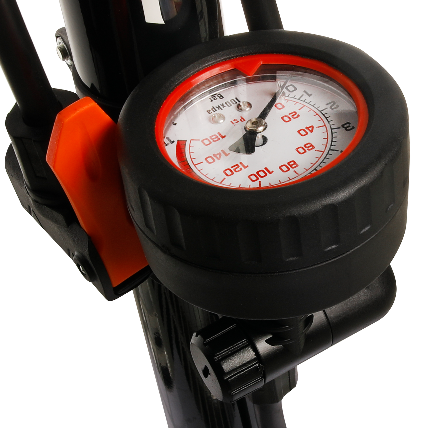 ZOL High Pressure Bicycle Bike Floor Pump Up to 120PSI/11BAR with Gauge and Smart Head