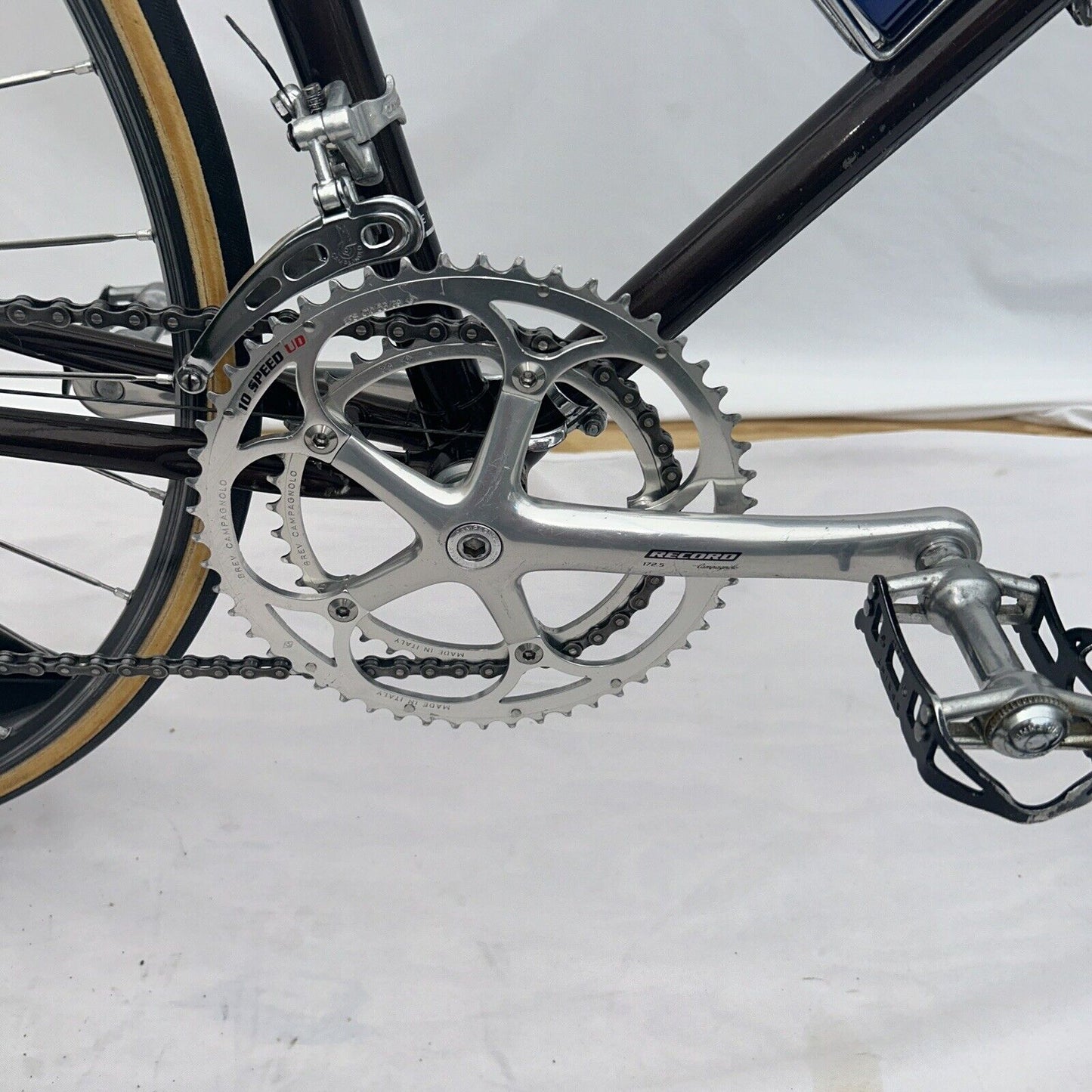 Italvega Gran Turismo Campagnolo Record 10 61 cm Steel Vintage Road Bike Univega #34