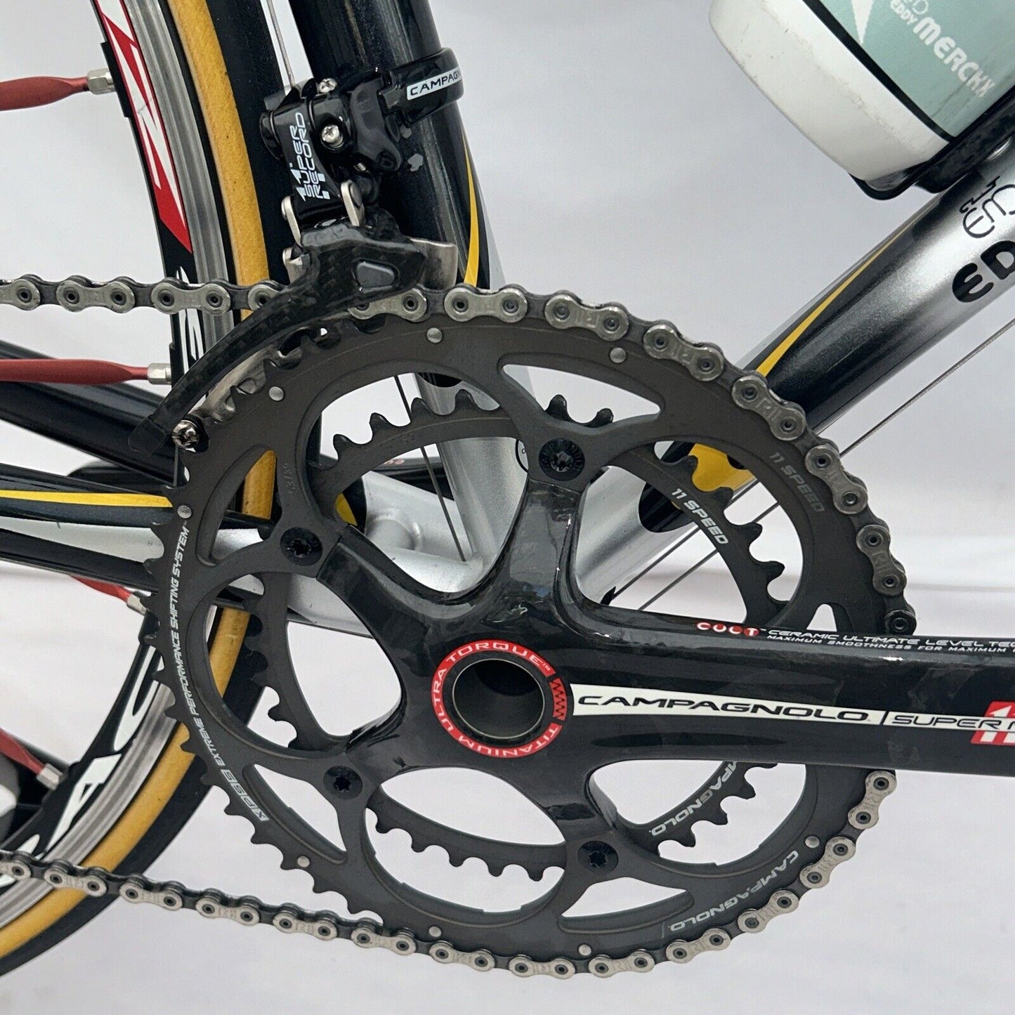 Eddy Merckx Titane Pro "Team Vlaanderen" 59cm Super Record 11 Fulcrum #19