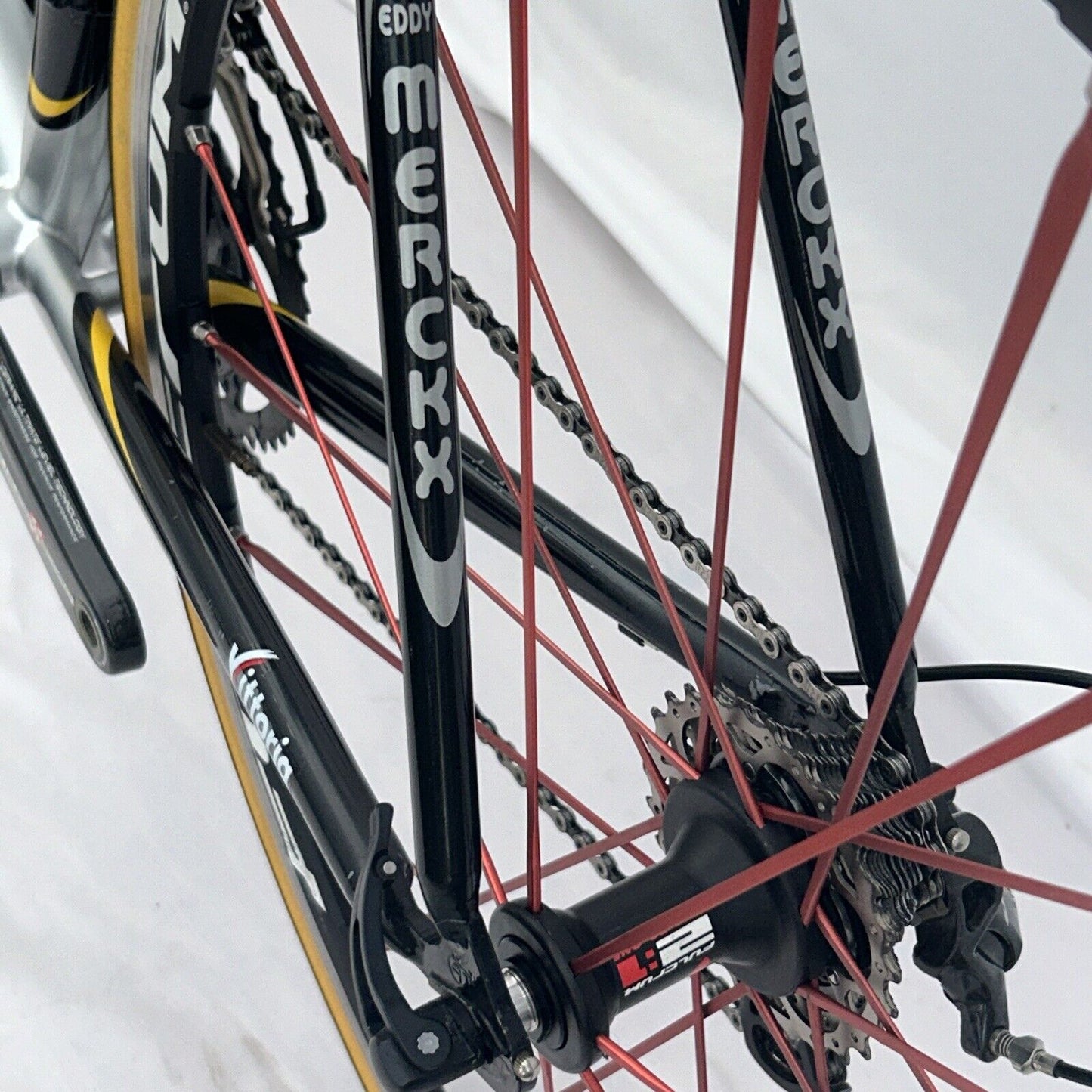 Eddy Merckx Titane Pro "Team Vlaanderen" 59cm Super Record 11 Fulcrum #19
