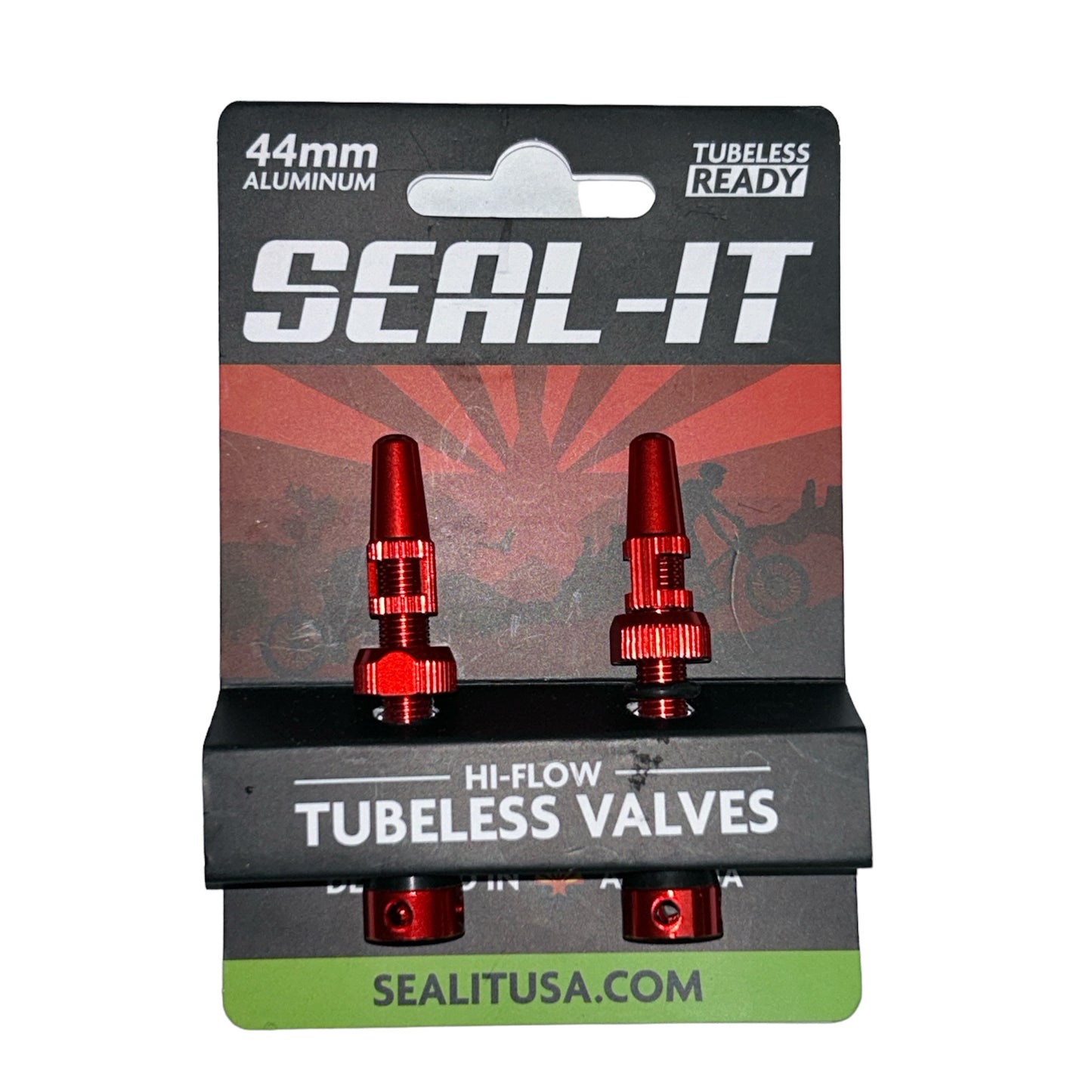 Seal-It Hi-Flow Tubeless Valves - One pair Multicolors