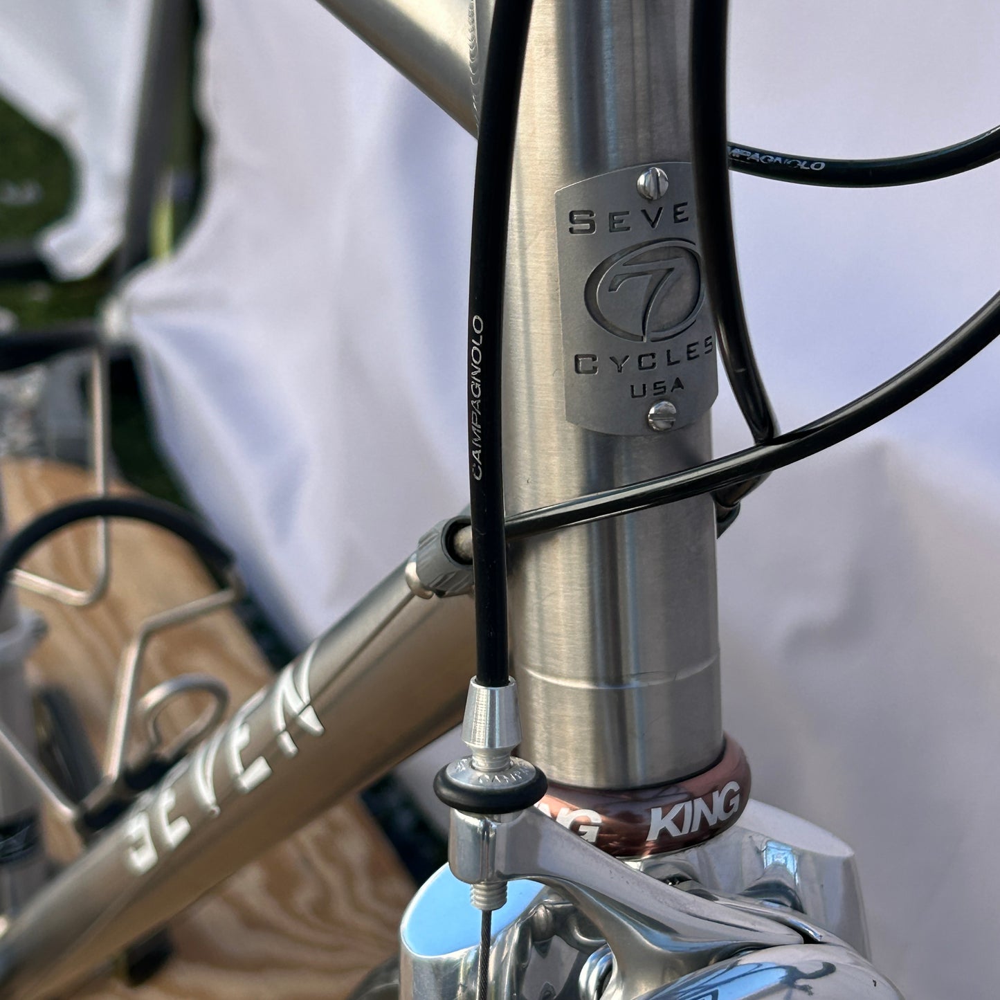 Seven Cycles Axiom Road Bike 56 cm Campagnolo Record 10 Rolf Sestrieres