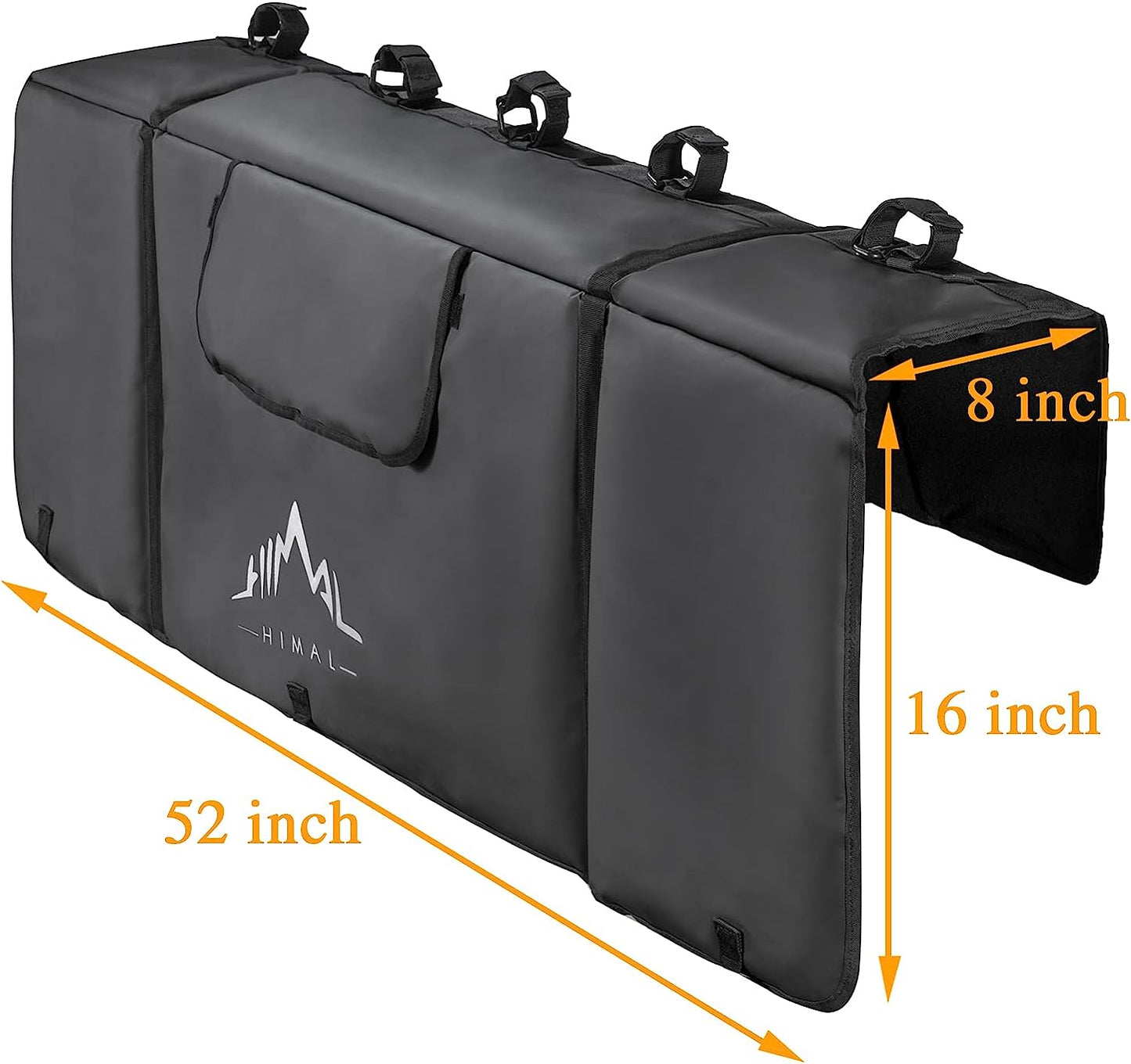 Himal Outdoors Tailgate Pad for Mountain Bike, Tailgate Protection Pad with Tool Pockets 52"