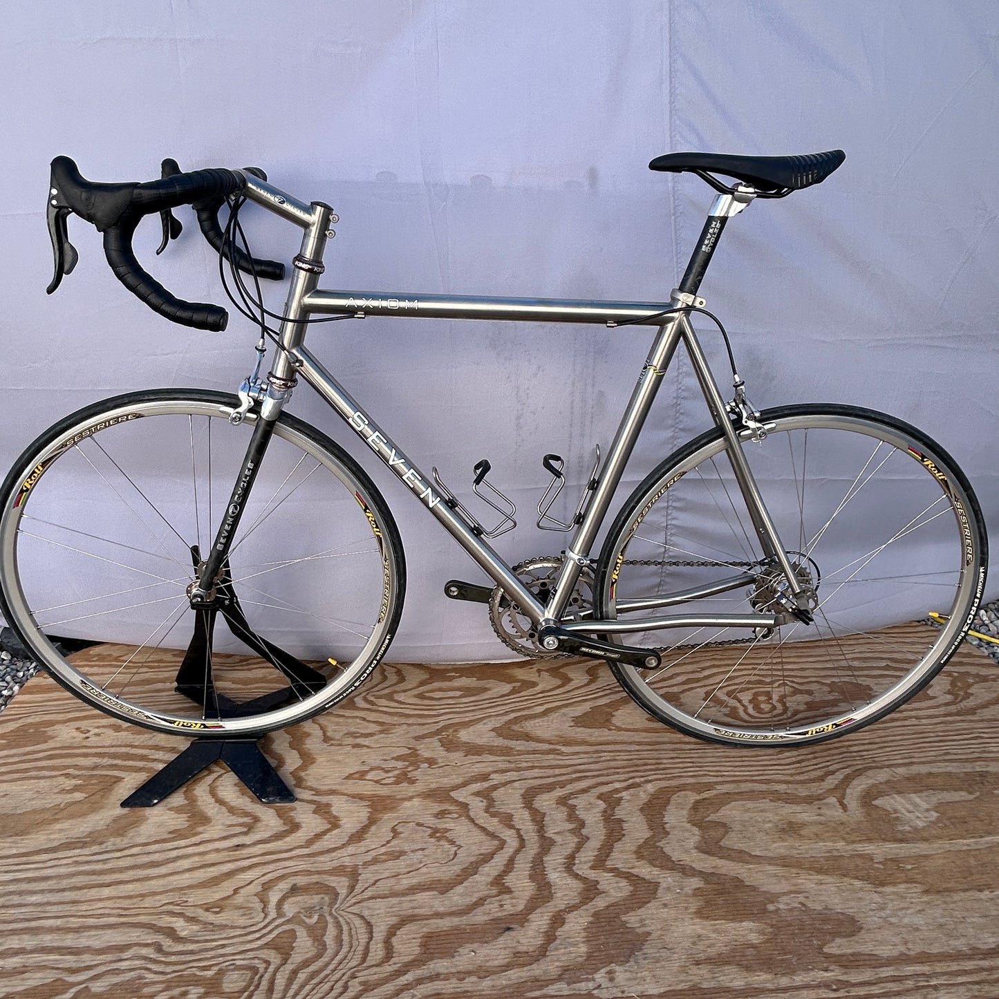 Seven Cycles Axiom Road Bike 56 cm Campagnolo Record 10 Rolf Sestrieres