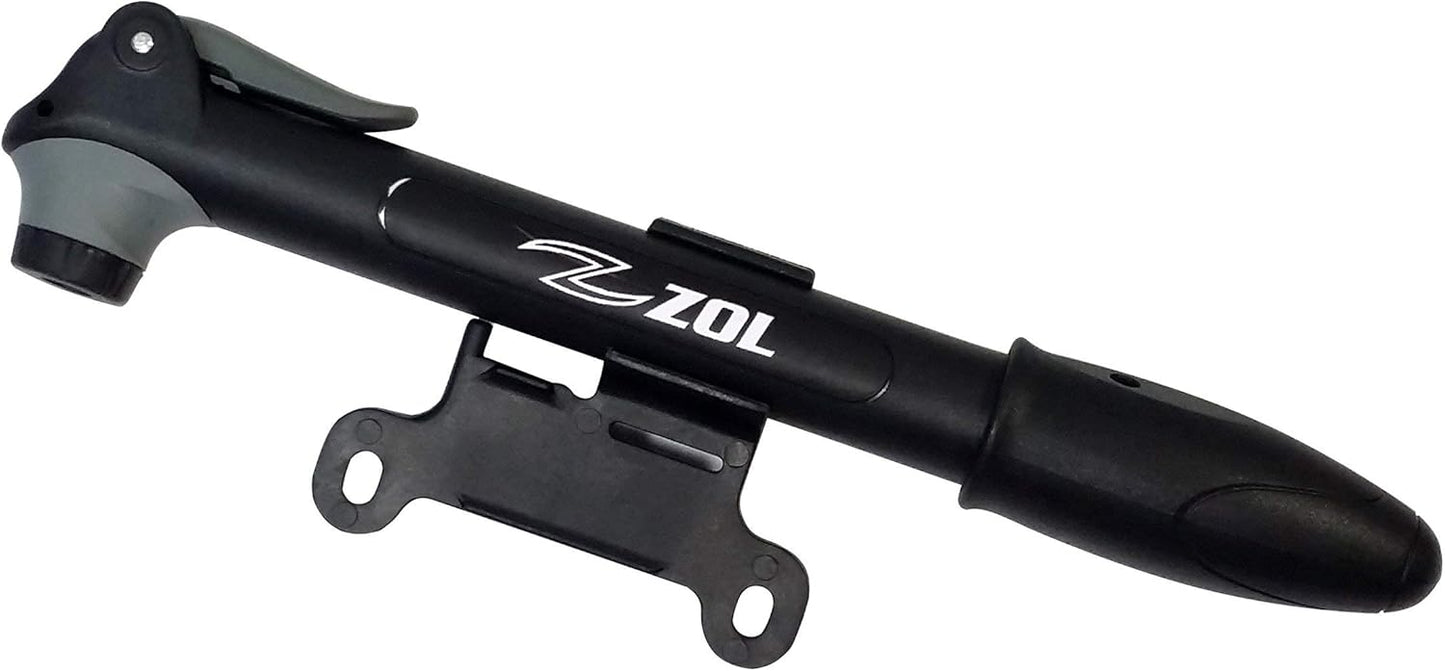 Zol Mini Bike Bicycle Pump High Pressure 100psi