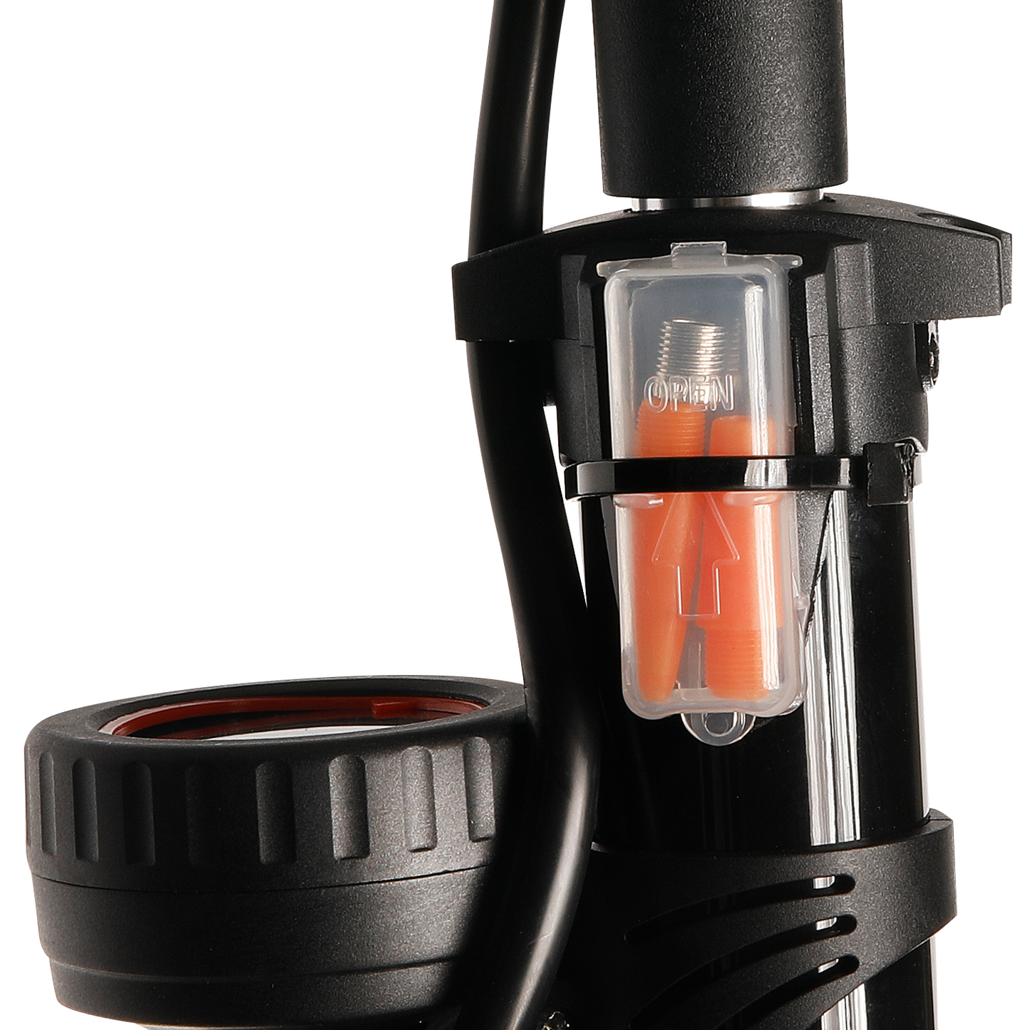 Zol Bike Pump High Pressure Bicycle Floor Pump Up to 160PSI/11BAR with Gauge and Smart Head