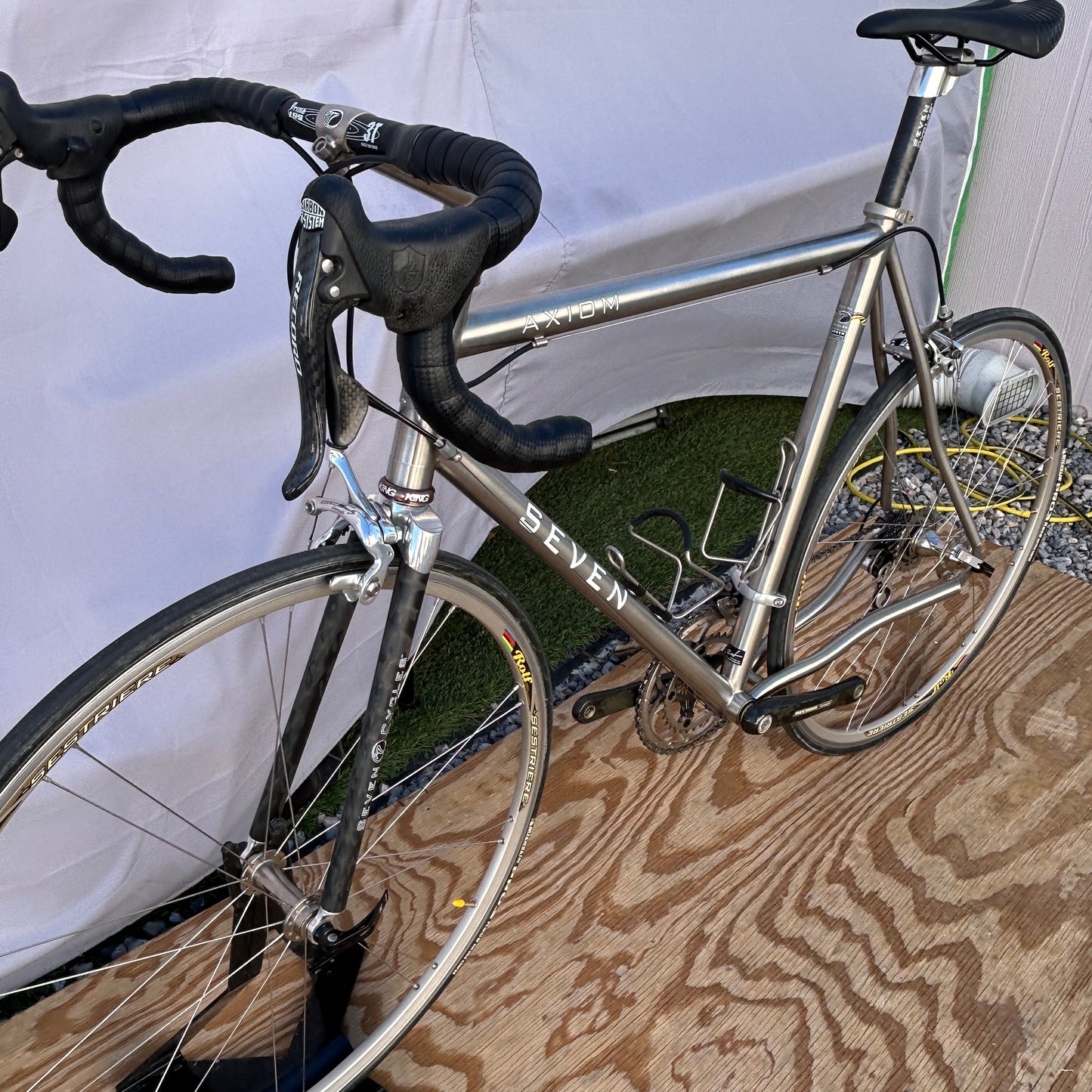 Seven Cycles Axiom Road Bike 56 cm Campagnolo Record 10 Rolf Sestrieres