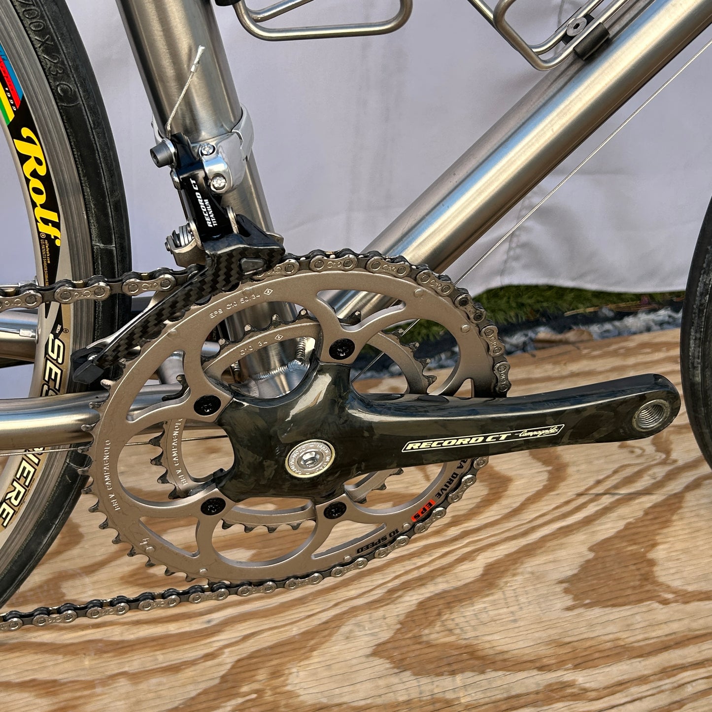 Seven Cycles Axiom Road Bike 56 cm Campagnolo Record 10 Rolf Sestrieres