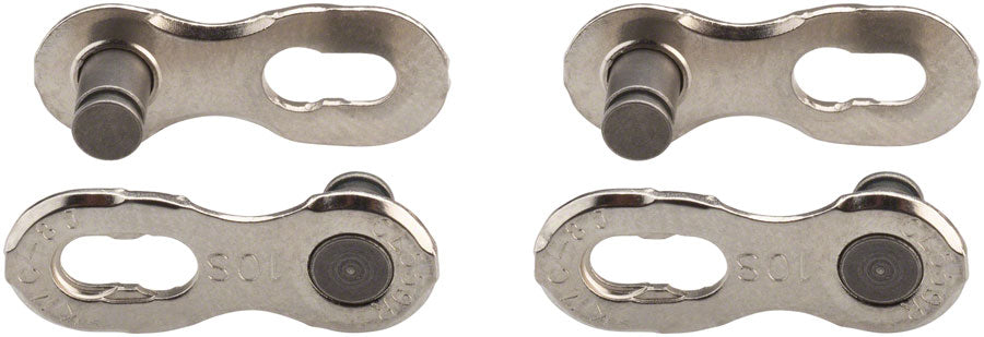 KMC MissingLink CL559R Connector - 10-Speed, Reusable, Silver