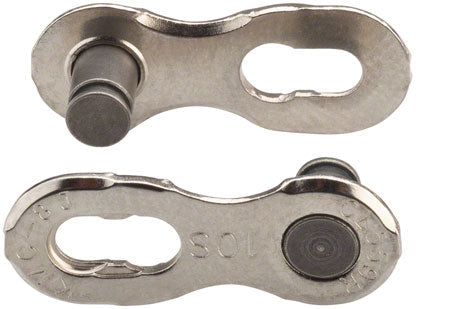KMC MissingLink CL559R Connector - 10-Speed, Reusable, Silver