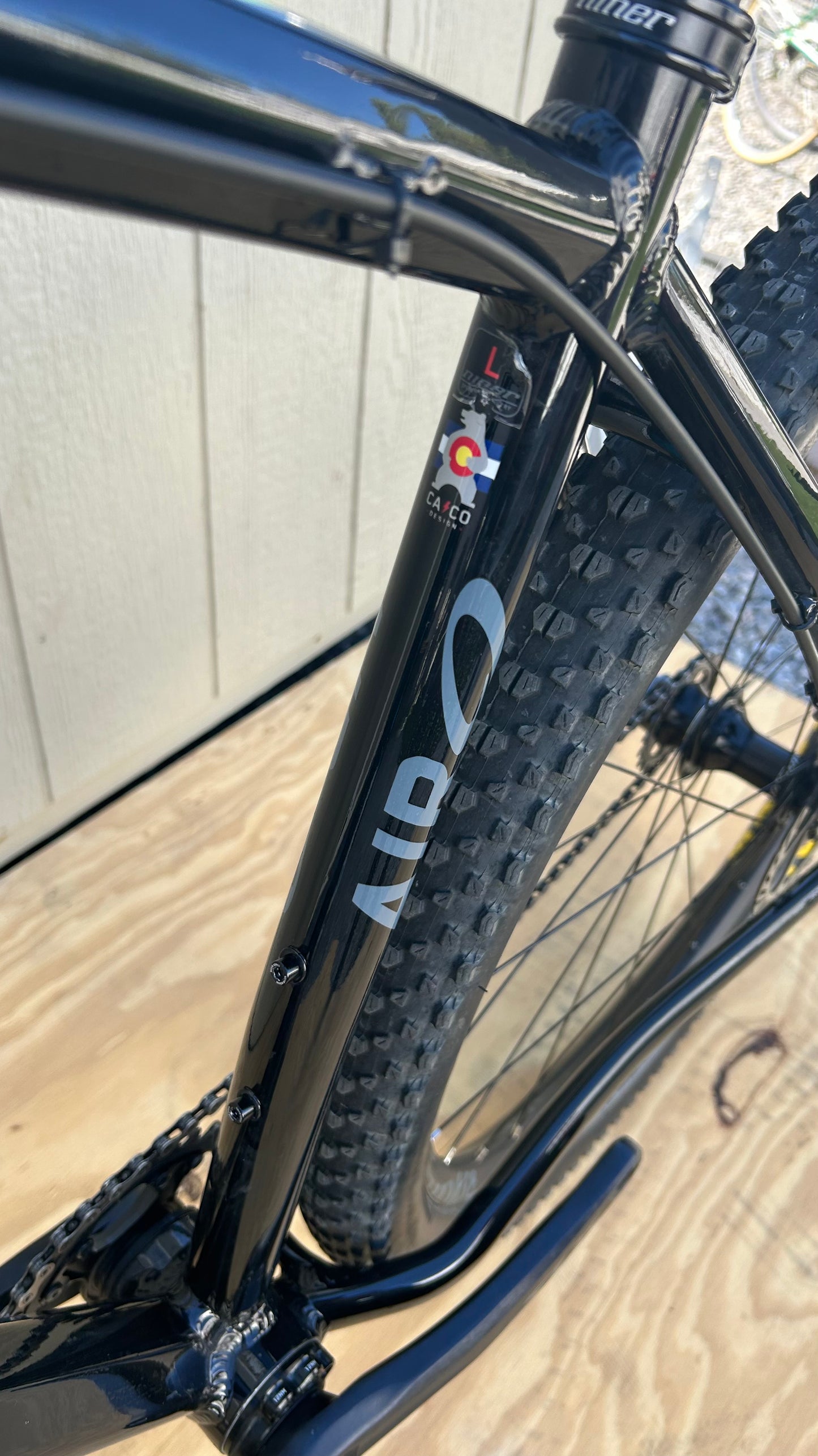 2019 Niner Air 9 Single Speed Large Mountain Bike Black/Blue