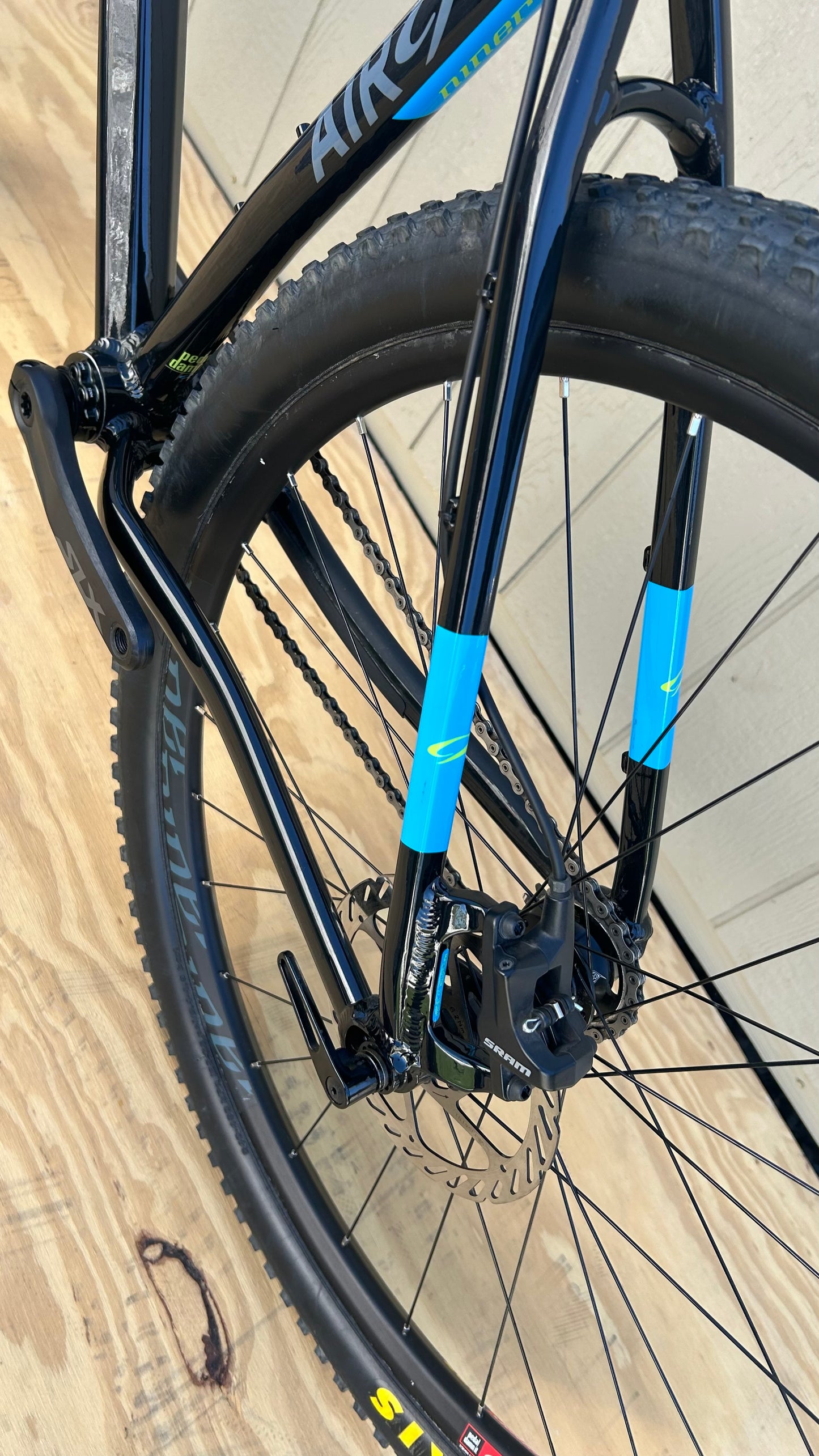 2019 Niner Air 9 Single Speed Large Mountain Bike Black/Blue
