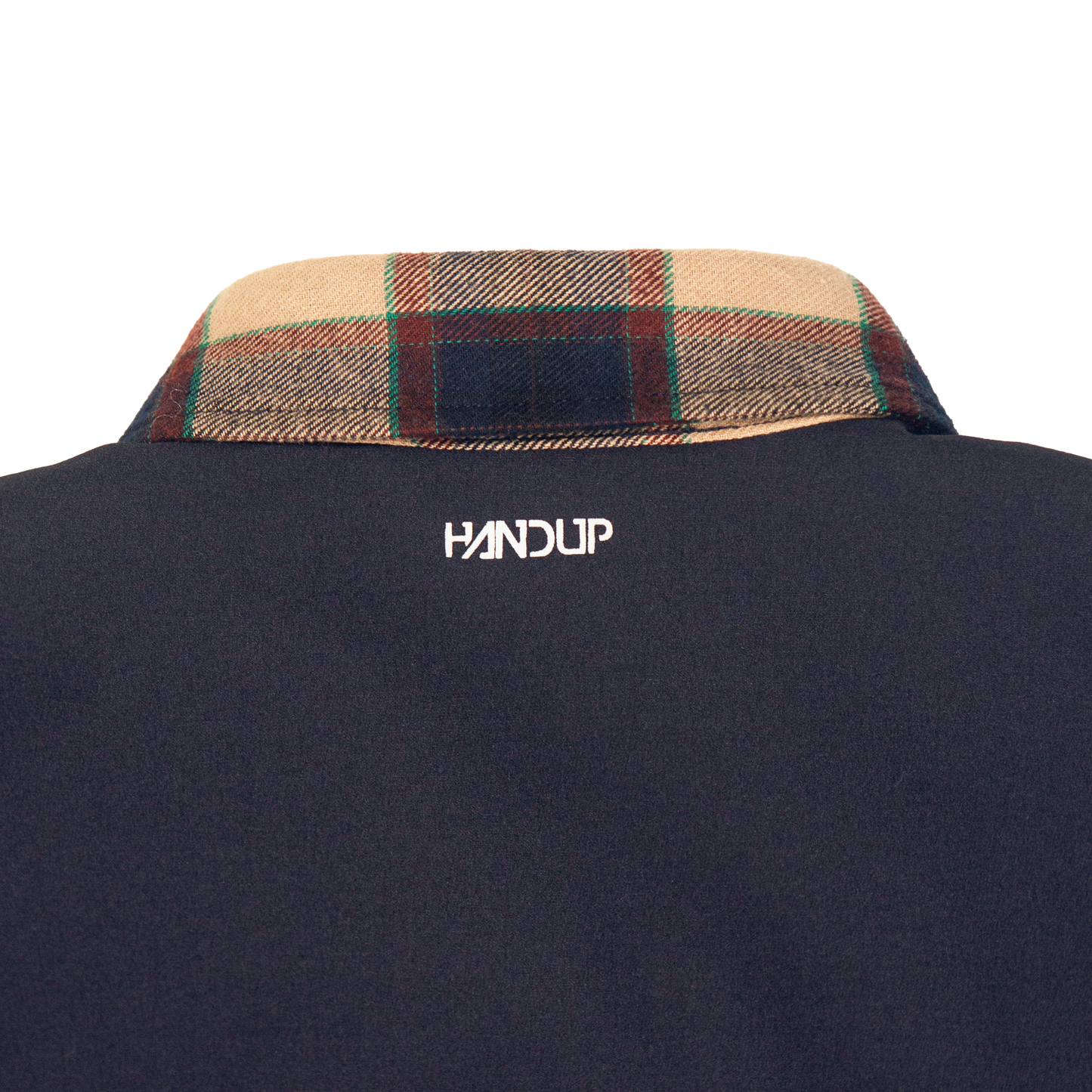 Flannel Jacket - Navy/Tan Plaid