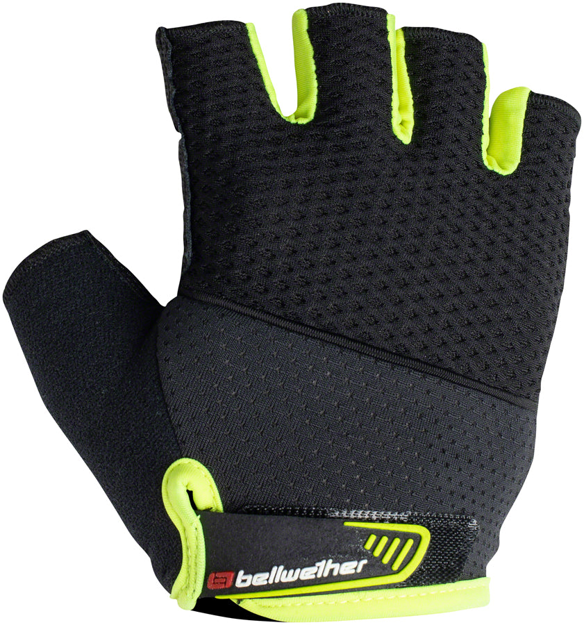 Bellwether Gel Supreme Gloves - Hi-Vis Yellow, Short Finger, Men's
