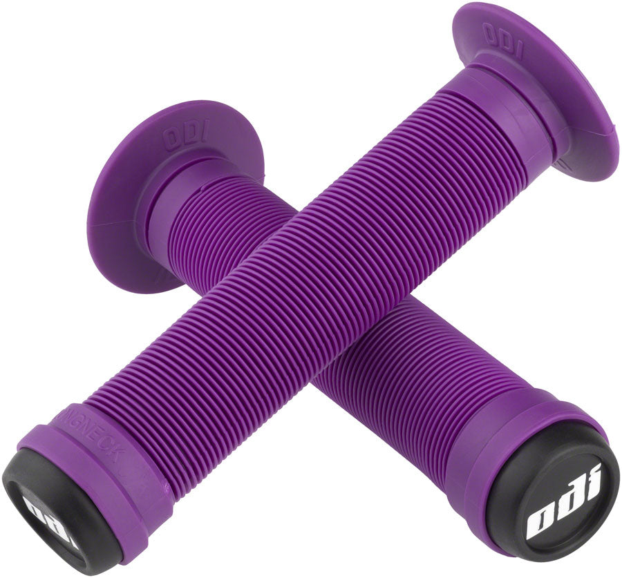 ODI Longneck ST Grips Purple Flange velobazaar
