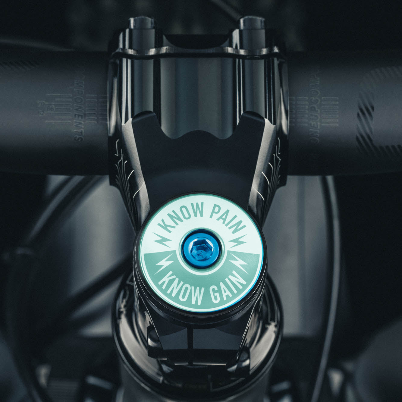 Know Pain Know Gain - Bicycle Headset Cap