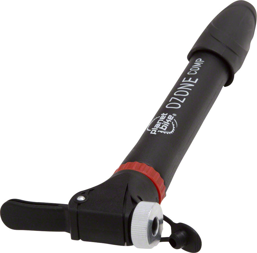 Planet Bike Ozone ATB Comp Frame Pump: Presta/Schrader, Black