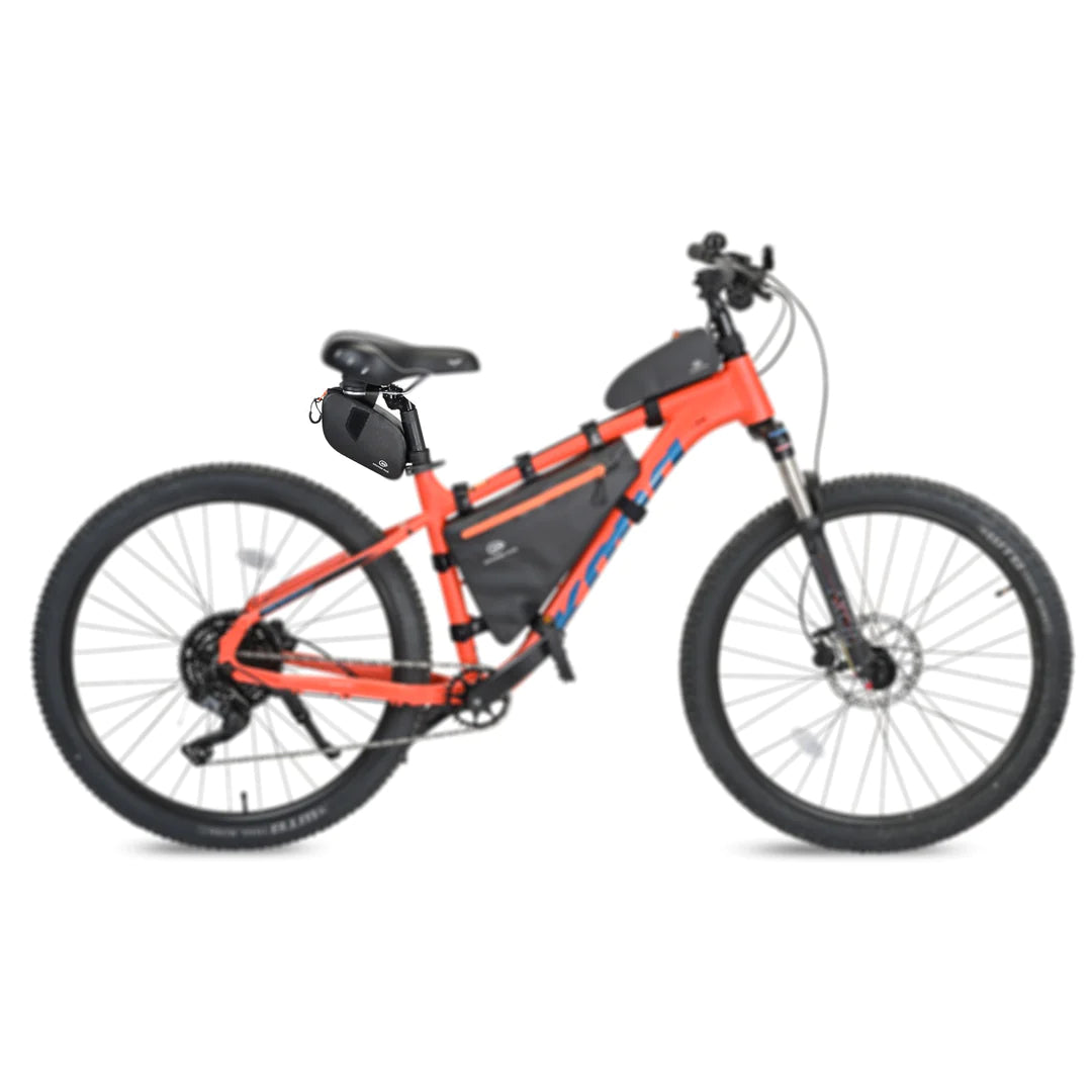 Orange Mud Bicycle Seat Bag Welded TPU Black Orange