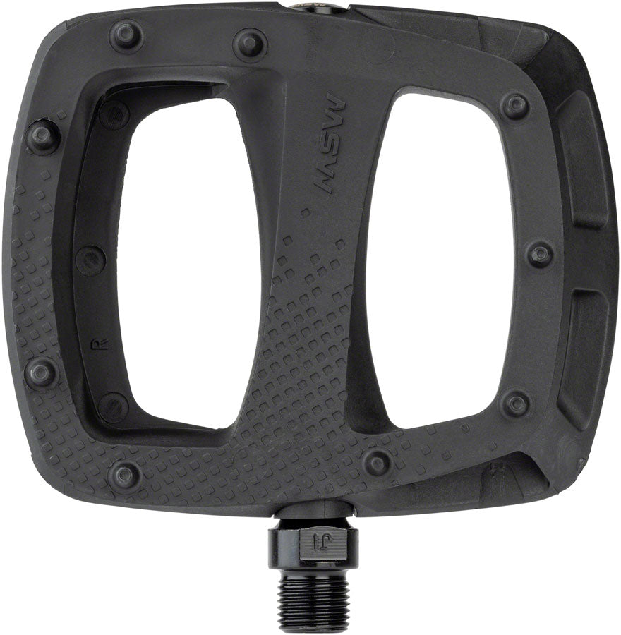MSW Thump Pedals - Platform, Composite, 9/16", Black