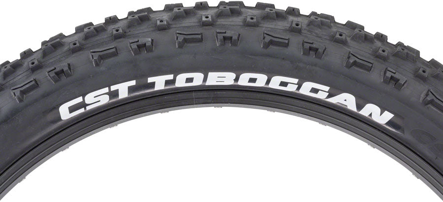 CST Toboggan Tire - 26 x 4, Clincher, Wire, Black
