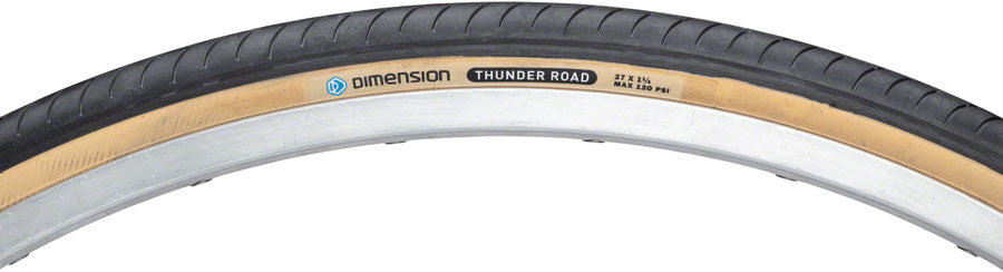 MSW Thunder Road Tire - 27 x 1-1/4, Wirebead, Tan