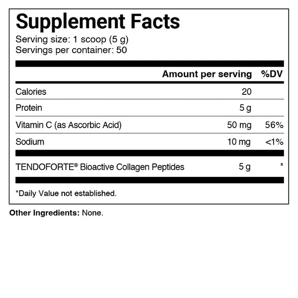 Pillar Performance Collagen Repair Tendon & Ligament Unflavored