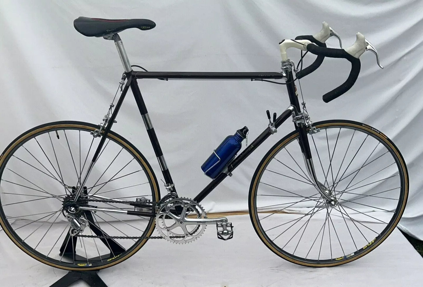 Italvega Gran Turismo Campagnolo Record 10 61 cm Steel Vintage Road Bike Univega #34