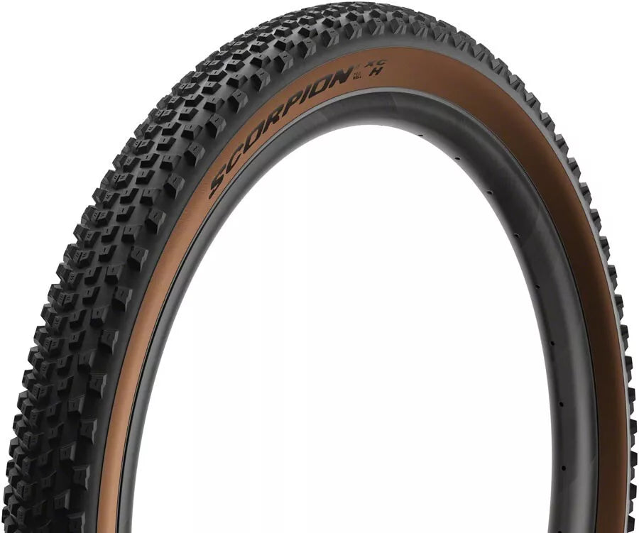 Pirelli Scorpion XC H Tire - 29 x 2.2, Tubeless, Folding, Black / Tan Mountain Bike