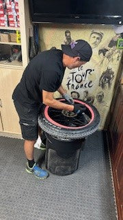 LABOR TUBELESS WHEEL CONVERTION INCLUDING RIM TAPE & SEALANT