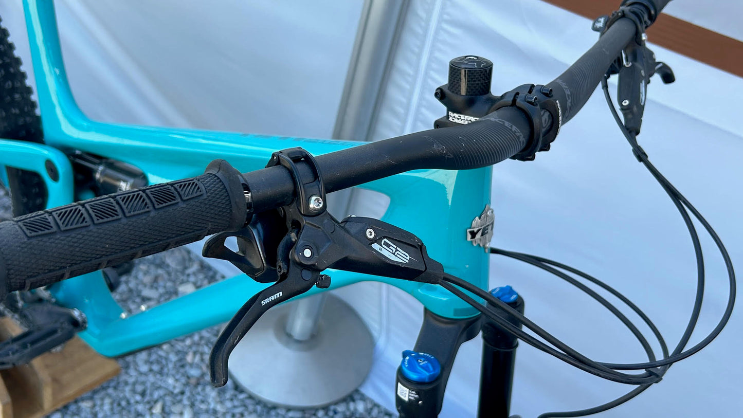 2022 Yeti SB115 Carbon MTB Turquoise C2 Kit Sram GX X-Large Fully Ride Wrapped