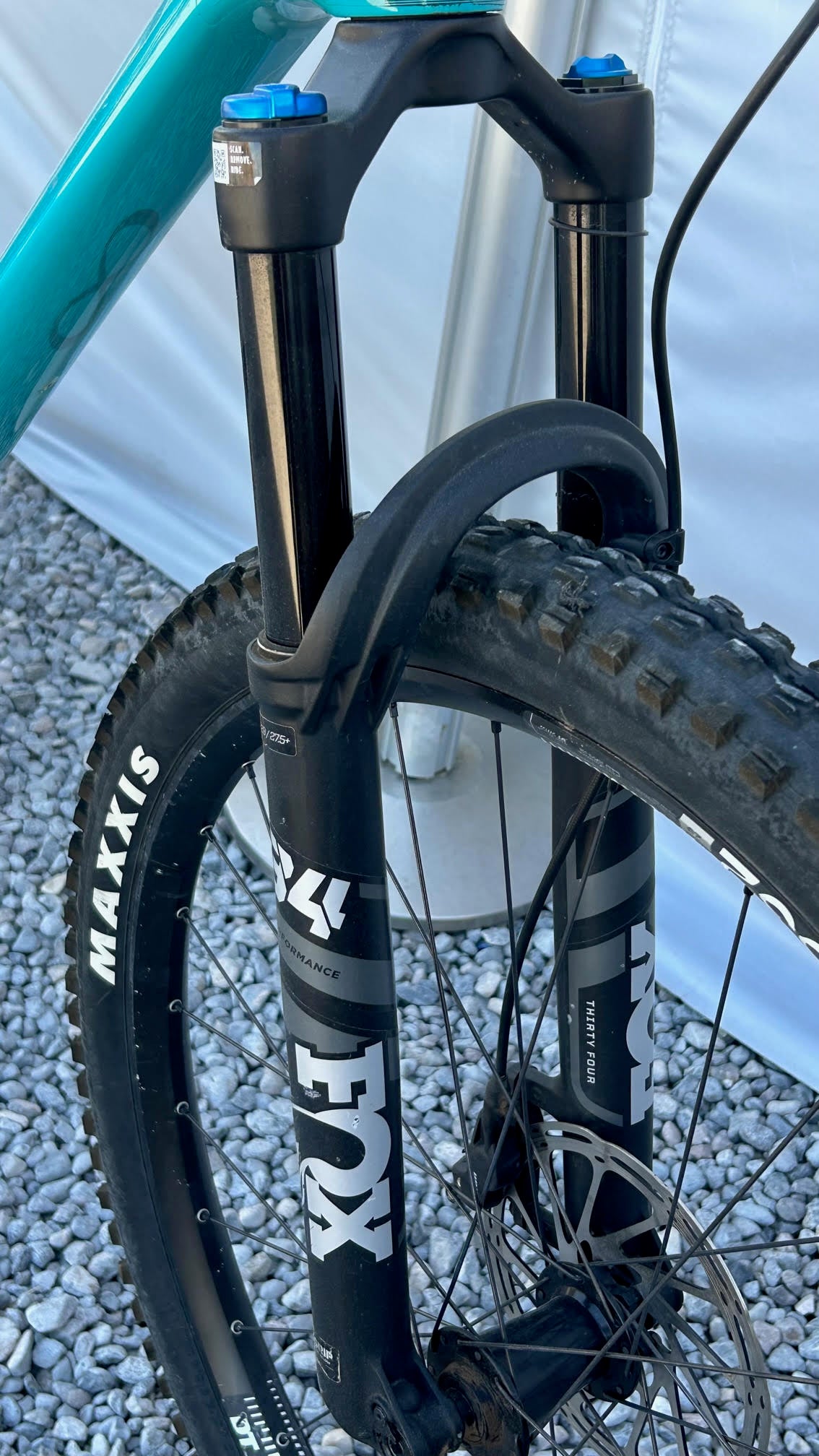 2022 Yeti SB115 Carbon MTB Turquoise C2 Kit Sram GX X-Large Fully Ride Wrapped