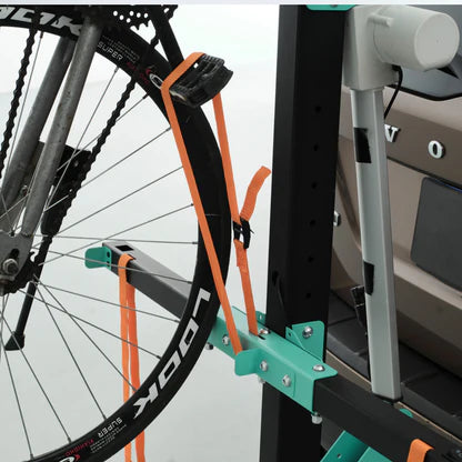 JB Racks 4 Bikes Vertical Bike Rack Velo Turquoise