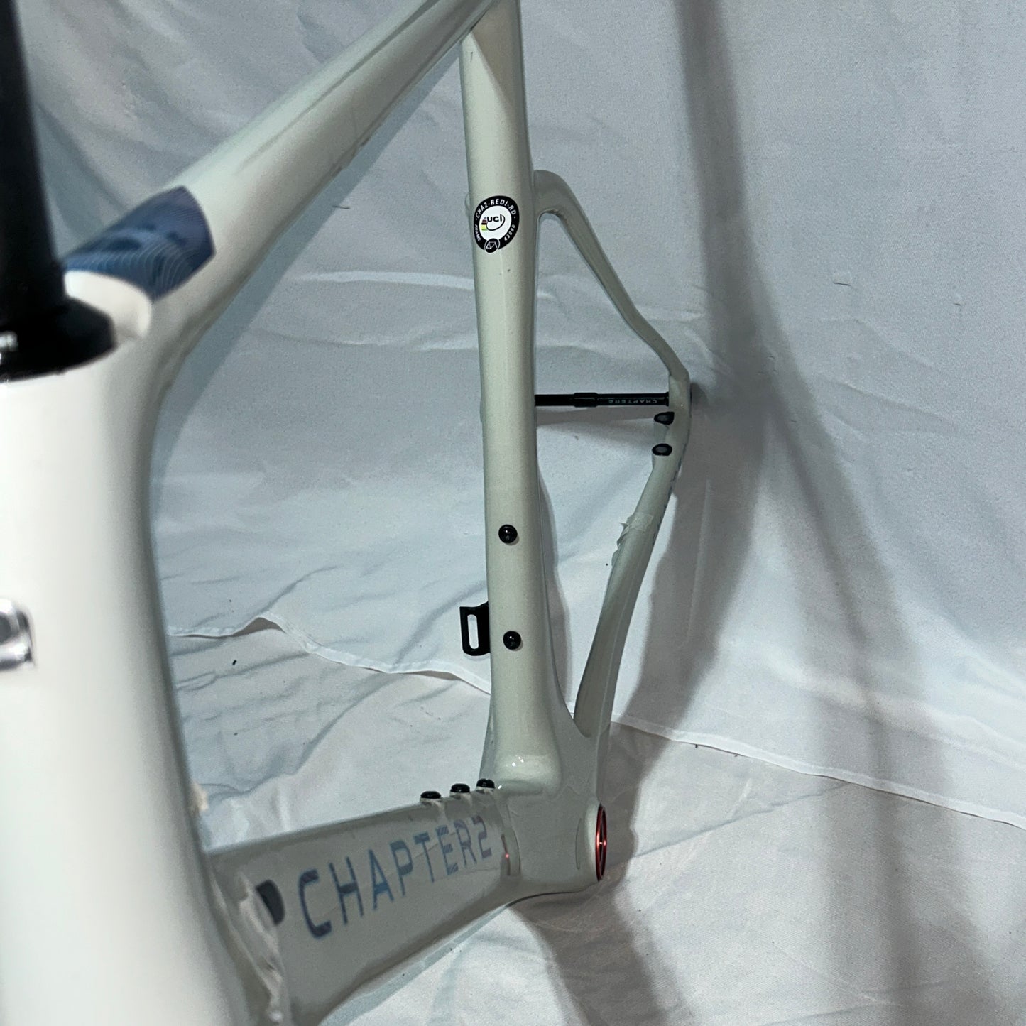 Chapter2 RERE Carbon Aero Road Disc Frameset – XL – Grey / Blue