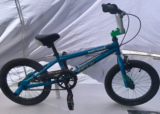 Tony Hawks Duosonic 16" Kids Park Bike Blue/Green