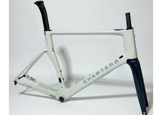 Chapter2 RERE Carbon Aero Road Disc Frameset – XL – Grey / Blue