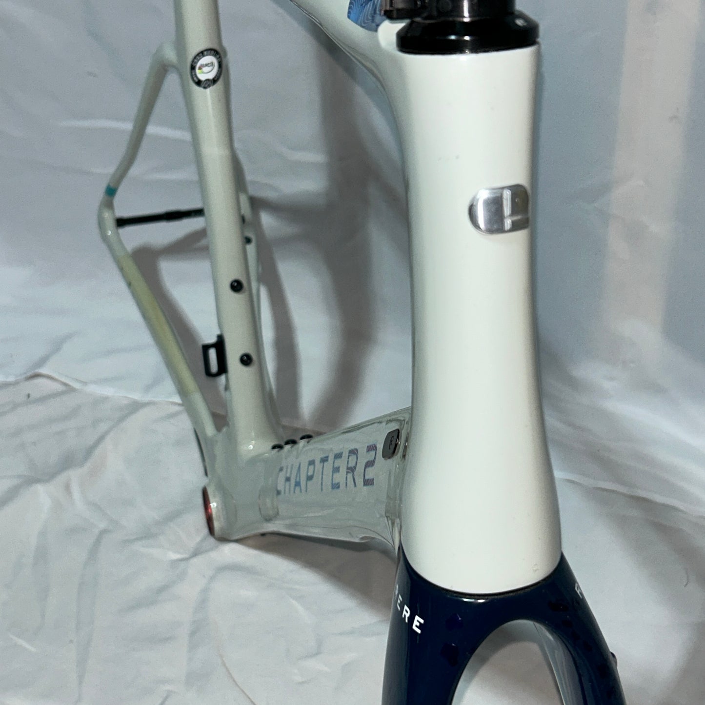 Chapter2 RERE Carbon Aero Road Disc Frameset – XL – Grey / Blue