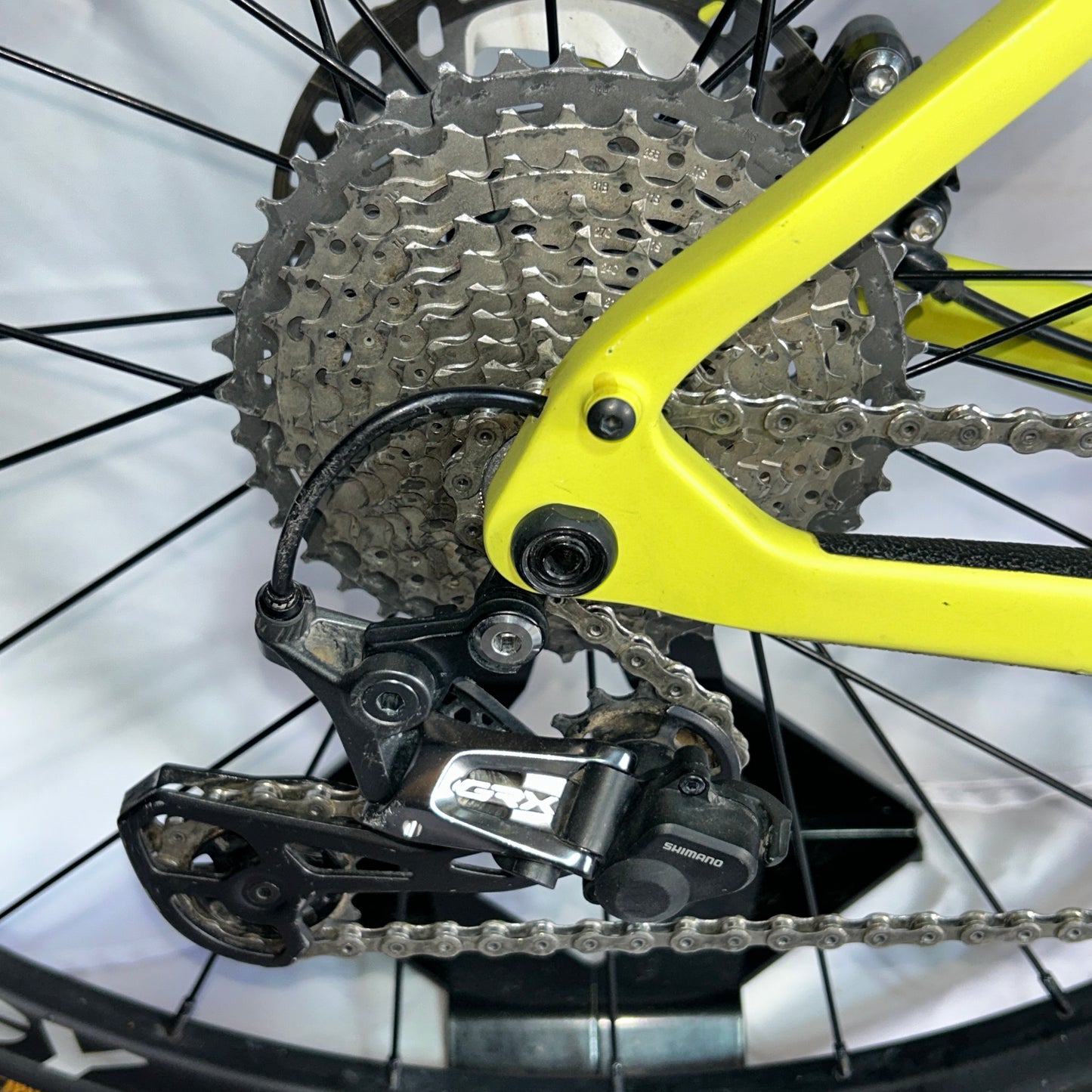 2022 OBED GVR X-Small Yellow/Blue Gravel Bike Shimano GRX Powermeter