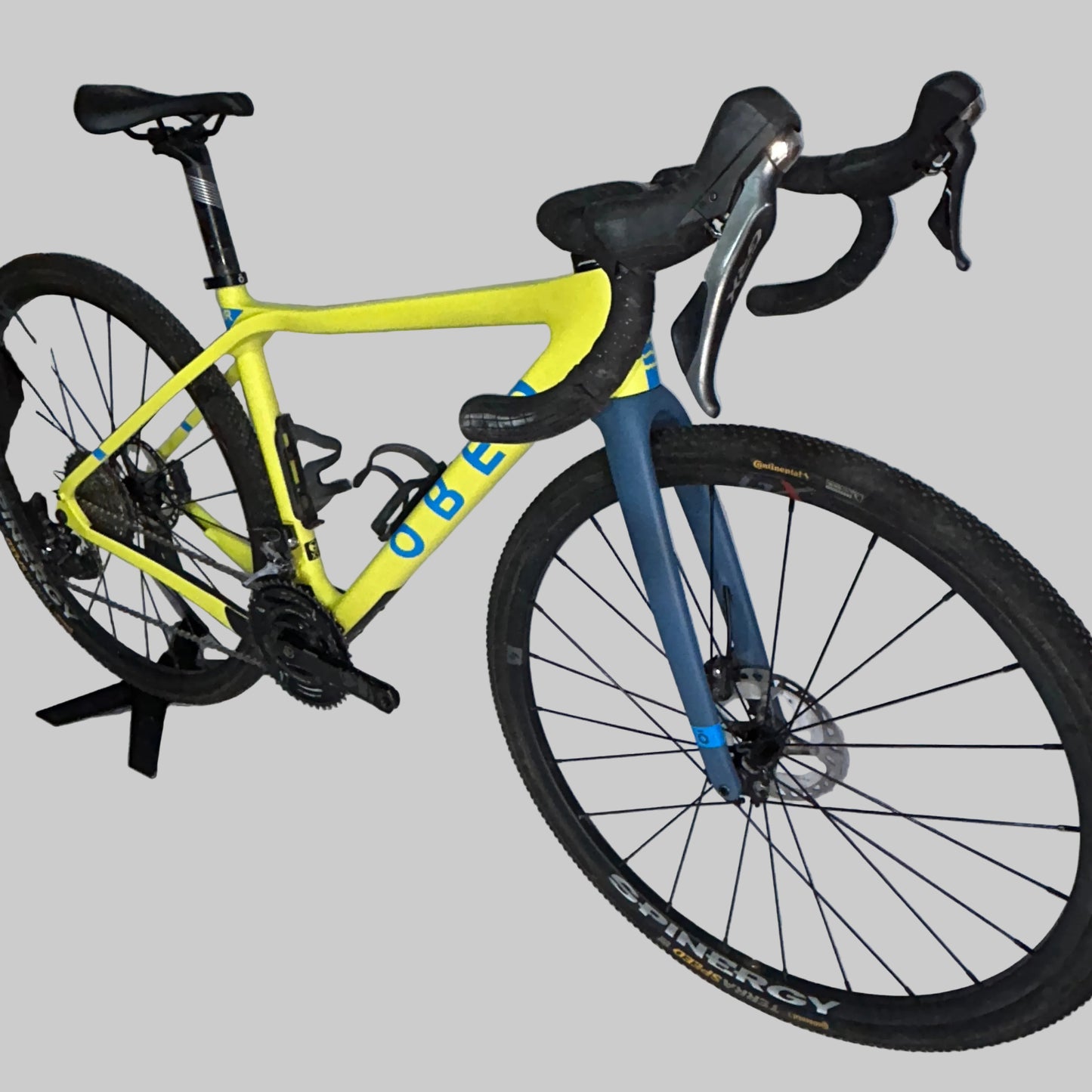 2022 OBED GVR X-Small Yellow/Blue Gravel Bike Shimano GRX Powermeter