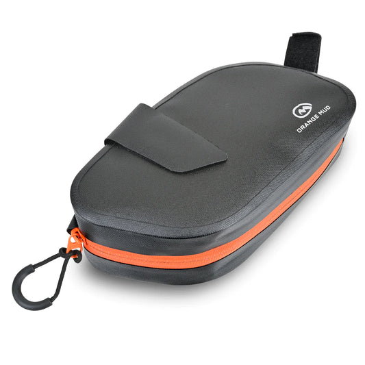 Orange Mud Bicycle Seat Bag Welded TPU Black Orange