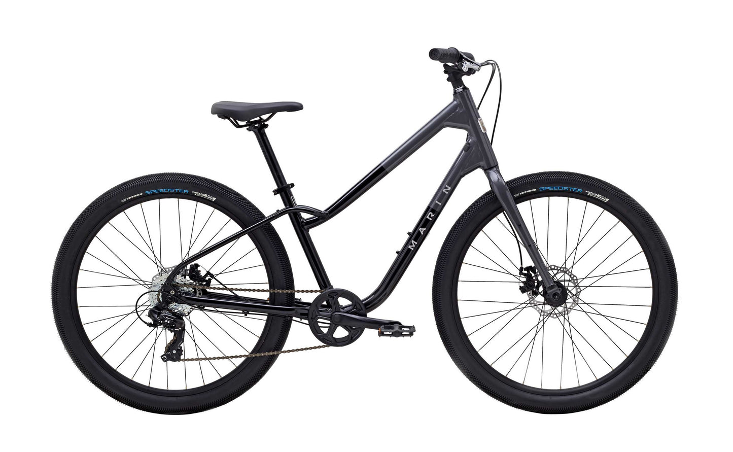 Marin Stinson 1 27.5 Black Charcoal Hybrid Bike