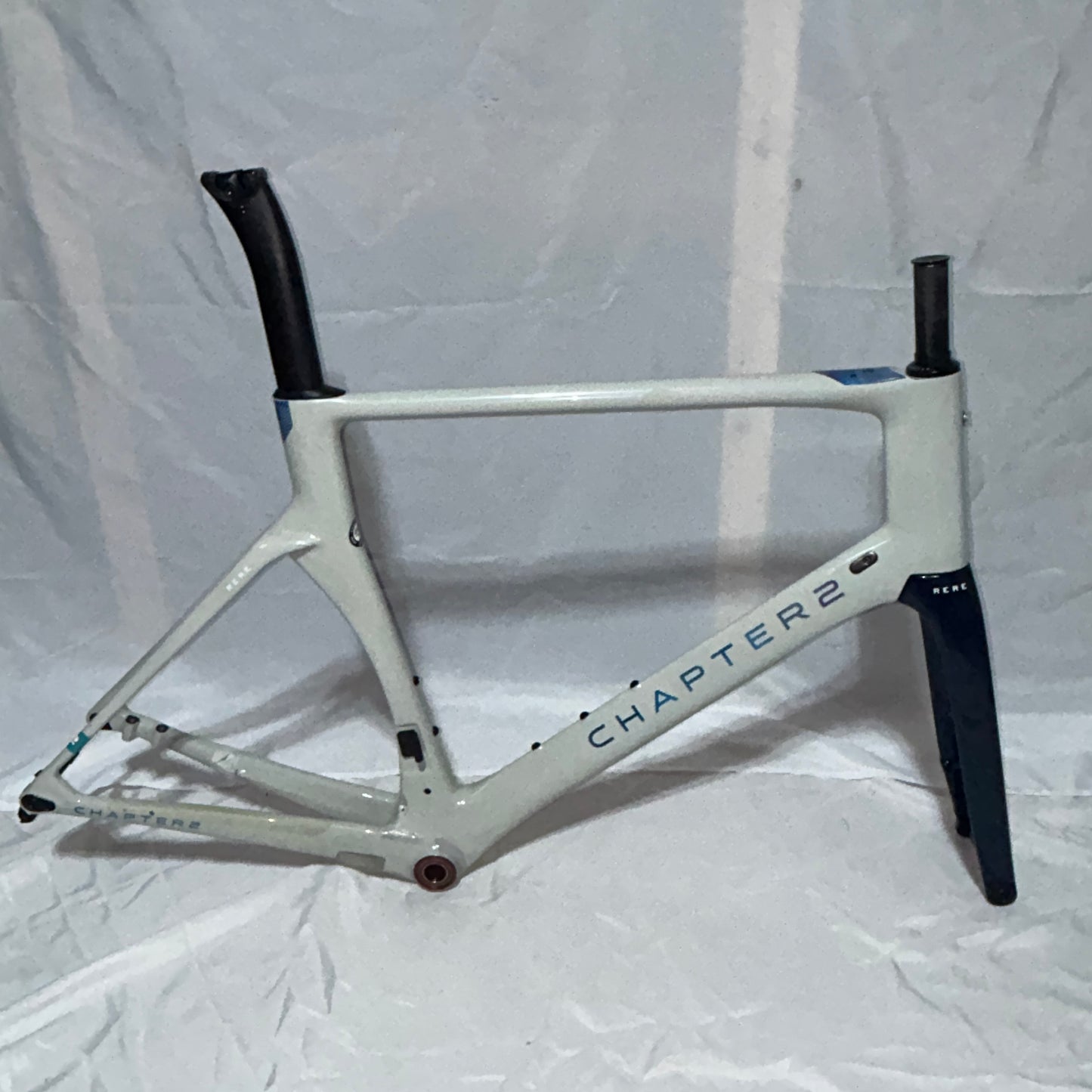 Chapter2 RERE Carbon Aero Road Disc Frameset – XL – Grey / Blue