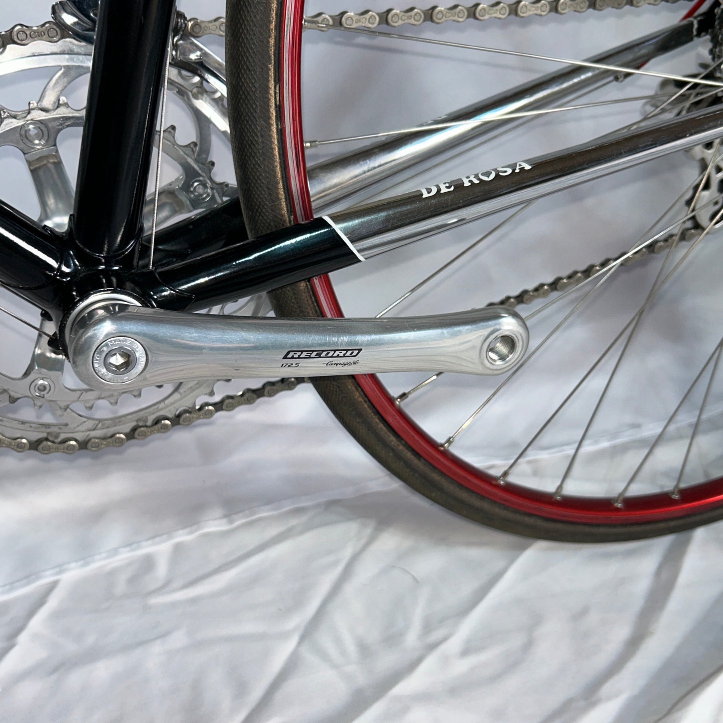 Vintage De Rosa Pro 60cm Road Bike – Full Campagnolo Record 10-Speed Italian Steel Build