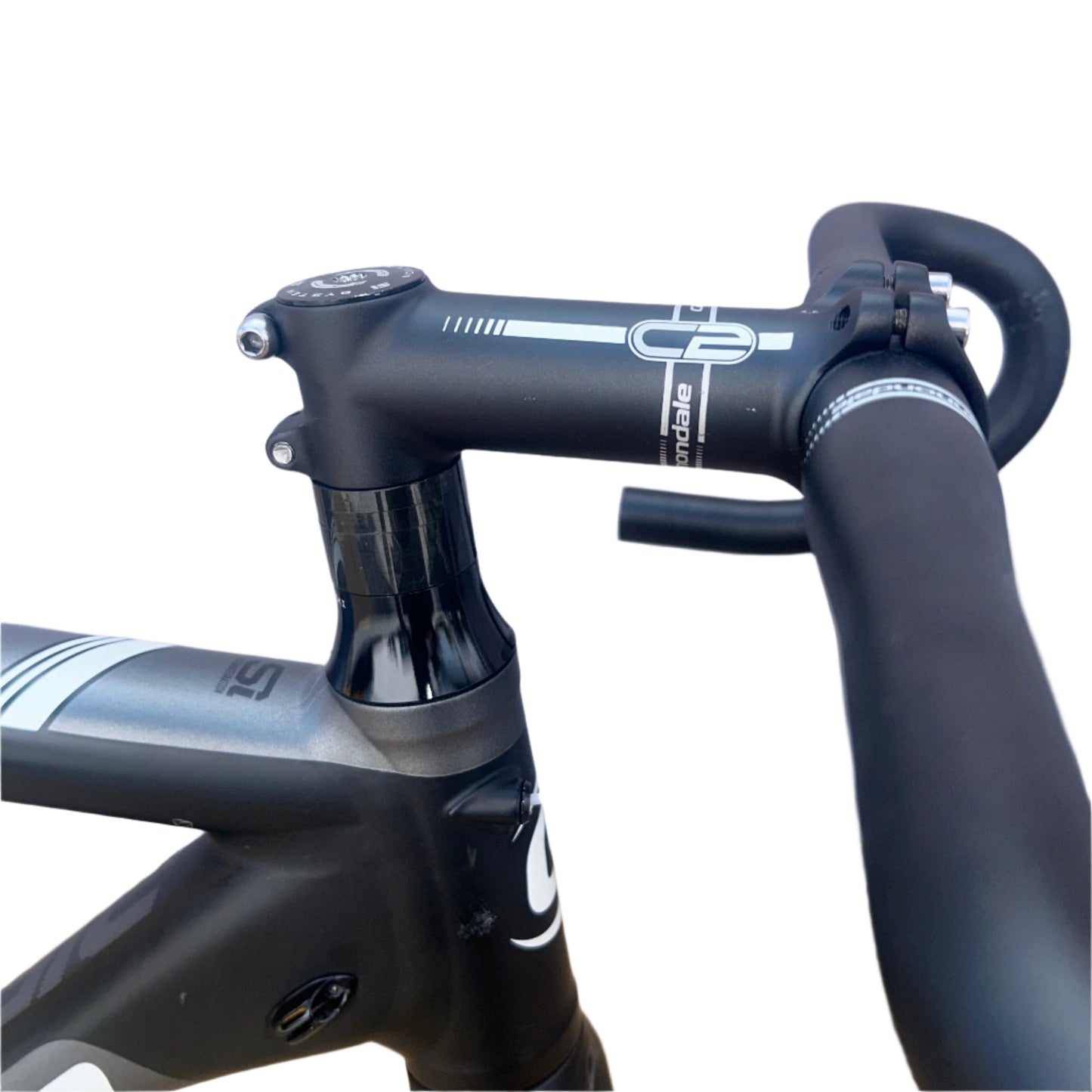Cannondale Caad 10 Black 52cm Frameset Fork Headset Seatpost Stem Bar