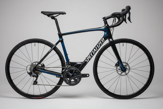 2018 Specialized Roubaix Expert Carbon Road Bike Blue 54 cm